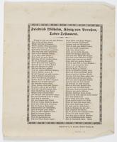 Friedrich Wilhelm, König von Preussen, Todes-Testament.