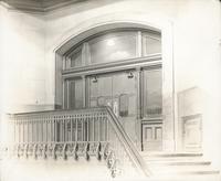 [Philadelphia City Hall, stairway and landing] [graphic].
