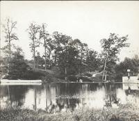 [Cobbs Creek, above the falls at Milbourne near the Frankford Elevated at 69th and Market Streets, looking east, Philadelphia] [graphic].