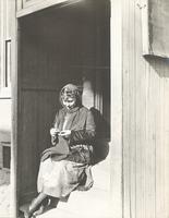 Syrian girl knitting. 10th and Ellsworth Sts. [graphic].