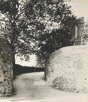 [Episcopal Church of St James the Less. Grounds entrance showing Nicetown Lane.] [graphic].