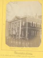 Philadelphia Library. On the northeast corner of Fifth and Library street. [graphic] / Photograph by Richards.