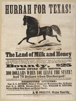 Hurrah for Texas! The land of milk and honey : The 1st Battalion, 2d Regiment R.I. Cavalry, under command of Major A.W. Corliss, has been ordered to join the expedition of General N.P. Banks, destined for Texas. Now is the time to join this crack regiment