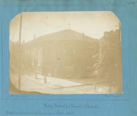 Holy Trinity (Romish) Church, northwest corner of Spruce and Sixth Street. [graphic] / Photograph by Richards.