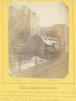 Edward Penington's counting-house. On the northeast corner of Race and Crown street. [graphic] : His sugar factory was in the rear facing Crown Street; the building in view is an extensive enlargement of the old "sugar-house." / Photograph by Richards.