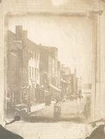 [View of the north side of Chestnut Street, east of Second Street, to the river Delaware] [graphic].