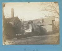 Roberts' Mill. [graphic] : "To go back the Church lane," writes Mr. Watson, "there is Roberts' Mill and dam, holding the place, and probably much of the original of the first mill in Philadelphia county" / Photograph by Richards.