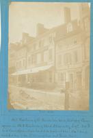 No.1 Residence of Rt. Rev. Dr. Wm. White, Bishop of Pennsylvania, No. 2 Residence of Chas. Chauncey, Esq. No.3 his law office [graphic] : these houses on Walnut Street No. 3 being one to the n.w. cor. of that and Third Street / Photograph by Richards.