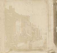 [View of the north side of Chestnut Street, east of Second Street, to the river Delaware] [graphic].