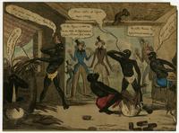 [Manufacturing cigars for the poodles. A sketch from the Havannah.] [graphic] / [As hungry dogs will dirty pudding eat. So poodles suck such nauceous trash for treats.]