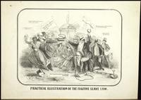 Practical illustration of the fugitive slave law. [graphic] /. EC, del.