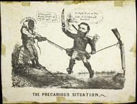 The precarious situation. [graphic]