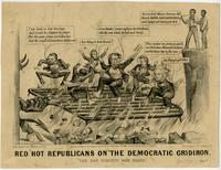 Red hot Republicans on the Democratic Gridiron. "The San Domingo war dance." [graphic] / J. Cameron.
