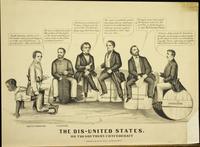 The dis-united states or the Southern Confederacy. [graphic]