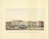 North side of Chestnut St., extending from Sixth to Seventh St., 1851. [graphic] / B.R. Evans del.