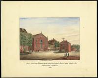Town Hall and Market sheds intersection of Second and Coats Sts., Northern Liberties, 1806. [graphic] / B. R. Evans.