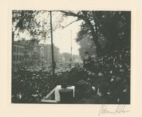 [Governor Samuel Whitaker Pennypacker speaking to the people, Capitol dedication, October 4, 1906.] [graphic].