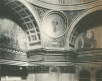 [Pennsylvania State Capitol building, rotunda, upper level showing the mural painting of the allegorical figure 