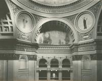 [Pennsylvania State Capitol building, rotunda, upper level showing the mural 