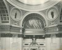 [Pennsylvania State Capitol building, rotunda, upper level showing the mural "the Spirit of the Light."] [graphic].