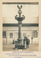 [Standard for main entrance of the Pennsylvania State Capitol building on display in the studio of the Henry-Bonnard Bronze Company] [graphic].