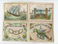[Illustrated letter seals containing admonitions] [graphic].