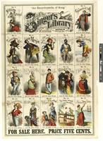 Beadle's half dime singer's library. Selected favorites. Comic and sentimental songs of all nations and ages. [graphic] : "An encyclopedia of song." For sale here. Price five cents. / N. Orr, N. Y.