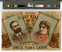 Mr. & Mrs. Jay Rial with Rial & Draper's Ideal Uncle Tom's Cabin. [graphic].