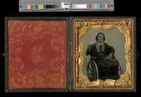 [Full-length portrait of an unidentified older woman seated in a wheelchair] [graphic].