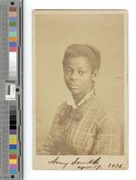 Amy Smith, April 17, 1876. [graphic] / Photographed by B.F. Reimer, nos. 613, 615 and 617 Nth. Second St. Philad'a.