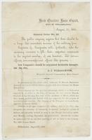 General order no. 22. : The public exigency requires that there should be a large and immediate increase of the military force. Captains of companies will forthwith take the necessary measures to fill their respective commands to the required number of on