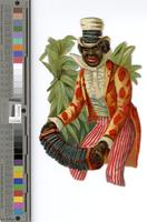 [African American man minstrel playing the accordion] [graphic].