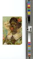 [African American woman with a cat] [graphic].