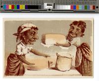 [Two African American women domestics baking bread] [graphic].