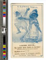 Lines Bros., the largest retail dealers in the state! Proprietors of ten shoe stores. Buffalo store- 95 [Seneca St.]. Boots, shoes & rubber goods. Low prices. Plain figures. [graphic].