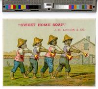 "Sweet home soap." J.D. Larkin & Co. [graphic].