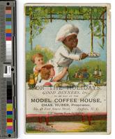 For the holidays, good dinners, &c., to be had at the Model Coffee House, Chas. Huber, Proprietor. [graphic] No. 48 East Seneca Street, Buffalo, N.Y. Separate room for ladies.
