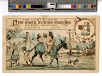 The light-running New Home sewing machine, D.S. Ewing, general agent, 1127 Chestnut St. Phila, PA. [graphic].