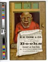 S.H. Zahm & Co., dealers in new and second-hand books, stationery and blank books, Nos. 18 & 20 South Queen Street, Lancaster, PA. [graphic].