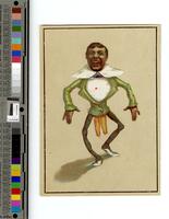 [African American man minstrel dancing] [graphic].