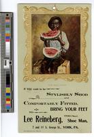 If you want to be stylishly shod and comfortably fitted, bring your feet to Lee Reinberg, shoe man, 7 and 11 S. George St., York, PA. [graphic].