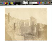 Ruins of museum building. Ninth below Chestnut Street. [graphic].