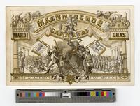 Maennerchor carnaval [sic]. Mardi Gras. Tuesday, Febry 29th, 1876. Academy of Music [graphic] / Th. Bosin.