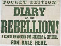 Pocket edition. Diary of the Rebellion! : A useful hand-book for soldiers & citizens. For sale here.