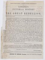 Important announcement! : Lossing's pictorial history of the great Rebellion. ... Persons possessing pamphlets, or other materials relating to the Rebellion, will confer a favor by sending them to the author, Benson J. Lossing, Esq., Poughkeepsie, N.Y. / 