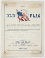 The old flag. : This truly American volume is earnestly commended to public favor. Its publication, at this time, is very opportune. ... The old flag. 368 pp. 16mo. Cloth. Beautifully illustrated. Price, $1.25. / Published by the American Sunday-School Un