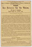 Geschichte des Krieges für die Union. Von Evert A. Duychinck. : Deutsch bearbeitet von Freidrich Kapp. Mit vortrefflichen Stahlstichen, Originalbildern von Schlachten und Seegefechten und libensgetreuen Porträts ausgezeichneter Generäle und Seehelden, nac