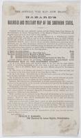 The official war map--now ready. Hazard's railroad and military map of the Southern States. : Compiled from the most authentic sources, and the United States coast surveys, by the Committee on Inland Transportation of the Board of Trade of Philadelphia, a