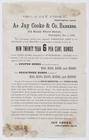 The undersigned, having been appointed subscription agent by the secretary of the Treasury, : is now prepared to furnish, at once, the new twenty year 6 per cent. bonds of the United States, designated as "five-twenties," redeemable at the pleasure of the