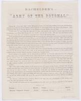 Bachelder's "Army of the Potomac." : During the "seven days' fight" before Richmond, probably one of the most thrilling, picturesque and interesting spectacles to an observer, was the fording of Bear Creek by the great supply trains of the Army of the Pot